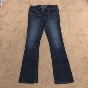 American Eagle KickBoot size 4 dark jeans